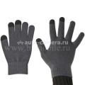 Акриловые перчатки для сенсорных экранов Liberty Project, цвет grey размер L