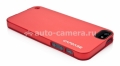 Алюминиевый чехол на заднюю крышку iPhone 5 / 5S Capdase Alumor Jacket, цвет red (MTIH5-51HH)