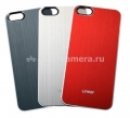 Алюминиевый чехол на заднюю крышку iPhone 5 / 5S SGP Linear Blitz Case, цвет Metal Red (SGP10121)