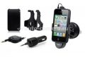 Автомобильный держатель с зарядным устройством для iPhone 3G/3GS/4/4S Dexim Audio Car Mount Charging Holder (DCA215)