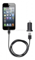 Автомобильное зарядное устройство для iPhone 5, iPad mini, и iPad 4 Belkin Car Charger + Lightning ChargeSync cable 2,1A (F8J090bt04-BLK)