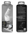 Автомобильное зарядное устройство для iPhone, Samsung и HTC Capdase USB Car Charger Flexi 1A, цвет белый (CAIP-1002)