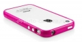 Бампер для iPhone 4 и 4S SGP Linear EX Color Series, цвет розовый (SGP08396)