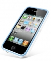 Бампер для iPhone 4 и 4S SGP Neo Hybrid 2S Pastel Series, цвет альпийский голубой (SGP08361)