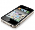 Бампер для iPhone 4 и 4S SGP Neo Hybrid 2S Vivid, цвет шампань (SGP08360)