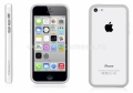 Бампер для iPhone 5C Macally Frame, цвет White (RIMP6-W)