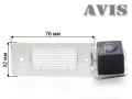 CCD штатная камера заднего вида AVIS AVS321CPR для VOLKSWAGEN TIGUAN (#104)