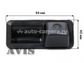 CCD штатная камера заднего вида AVIS AVS321CPR для FORD (#013)