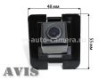 CCD штатная камера заднего вида AVIS AVS321CPR для MERCEDES (#054)
