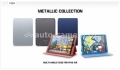 Чехол для iPad Air Kajsa Metallic Collection case, цвет темно-синий (TW021005)