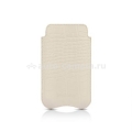 Чехол для iPhone 4 и 4S BeyzaCases Slimline Classic, цвет croco white (BZ15979)