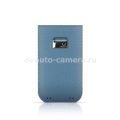 Чехол для iPhone 4 и 4S BeyzaСases Strap Classic, цвет flo light blue (BZ16532)