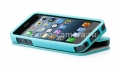 Чехол для iPhone 5 / 5S Capdase Folder Case Sider Tara, цвет green/grey (FCIH5-ST6G)