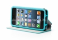 Чехол для iPhone 5 / 5S Capdase Folder Case Sider Tara, цвет green/grey (FCIH5-ST6G)