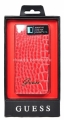 Чехол для iPhone 5 / 5S GUESS CROCO Folio ultra slim, цвет red (GUFLHP5CRR)