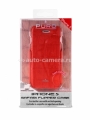Чехол для iPhone 5 / 5S PURO Eco-Leather "Crocodile" w/vertical Flip, цвет coral (IPC5CROCOCOR)