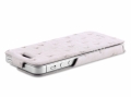 Чехол для iPhone 5 / 5S PURO Eco-Leather "Nandu" w/vertical Flip, цвет white (IPC5NANDUWHI)