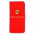 Чехол для iPhone 5C Ferrari Scuderia Booktype Rubber, цвет red (FESCRUFLHPMRE)
