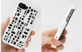 Чехол на заднюю крышку iPhone 4 и iPhone 4S FreshFiber Mondriaan, цвет White (74091502)
