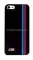 Чехол на заднюю крышку iPhone 5 / 5S BMW M-Collection Hard Rubber, цвет Black (BMHCP5MB)