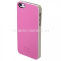 Чехол на заднюю крышку iPhone 5 / 5S Laro Back Safe Cover - White, цвет розовый (LR11213)