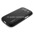 Чехол на заднюю крышку Samsung Galaxy S3 (i9300) SGP Modello Series, цвет черный (SGP09248)