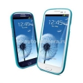 Чехол на заднюю крышку Samsung Galaxy S3 (i9300) SGP Modello Series, цвет голубой (SGP09250)