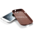 Чехол на заднюю крышку Samsung Galaxy S3 (i9300) SGP Modello Series, цвет коричневый (SGP09251)