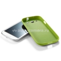Чехол на заднюю крышку Samsung Galaxy S3 (i9300) SGP Modello Series, цвет оливковый (SGP09249)