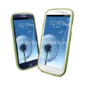 Чехол на заднюю крышку Samsung Galaxy S3 (i9300) SGP Modello Series, цвет оливковый (SGP09249)