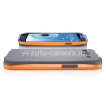 Чехол на заднюю крышку Samsung Galaxy S3 (i9300) SGP Neo Hybrid Lumi Case, цвет Dazzling Orange (SGP09361)