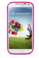 Чехол на заднюю крышку Samsung Galaxy S4 (i9500) PURO Clear Cover, цвет Pink (SGS4CLEARPNK)
