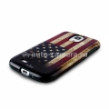 Чехол на заднюю крышку Samsung Galaxy S4 (i9500) PURO Flag Covers, цвет USA (SGS4USA1)