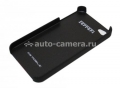 Чехол-накладка для iPhone 4 Ferrari Rubber, цвет Black (FERU4GBL)