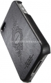Чехол-накладка для iPhone 4/4S SGP Genuine Leather Grip, цвет Infinity Black (SGP06900)