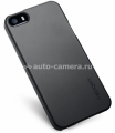 Чехол-накладка для iPhone 5 / 5S SGP Ultra Fit Series, цвет black (SGP10301)