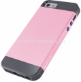 Чехол-накладка для iPhone 5 / 5S Uniq Protege Candy, цвет pink (IP5SHYB-PROCDYPNK)