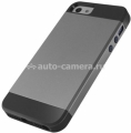 Чехол-накладка для iPhone 5 / 5S Uniq Protege, цвет Granite (IP5SHYB-PROGRY)