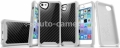 Чехол-накладка для iPhone 5C Itskins Atom Sheen Carbon, цвет white (APNP-ATSCA-WITE)