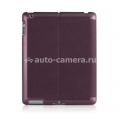 Чехол-подставка для iPad 3 и iPad 4 Macally protective snap-on case, цвет purple