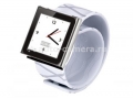 Чехол силиконовый на запястье для iPod nano 6G Ozaki iCoat Watch+ Slap Watchband, цвет белый (IC878 WH)