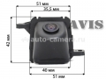 CMOS штатная камера заднего вида AVIS AVS312CPR для LAND ROVER DISCOVERY 4 (#038)