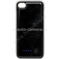 Дополнительная батарея для iPhone 4 и 4S Powerocks Energy Crystal 1800 mAh, цвет silver/black