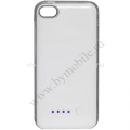Дополнительная батарея для iPhone 4 и 4S Powerocks Energy Crystal 1800 mAh, цвет white