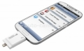 Флешка для iPhone, iPod, Samsung и HTC HyperDrive i-Flashdrive А 16Gb, цвет White (IFD08A16GB)