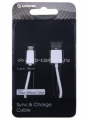 Кабель для iPhone / iPod / iPad Capdase Sync & Charge Cable USB-Lightning 0,18m, цвет White (HCCB-L2G2)