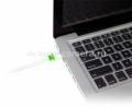 Кабель для подключения к интернету MacBook, MacBook Pro, iMac, Mac Mini, Mac Pro, PC MOSHI Gigabit Ethernet Cat 6, цвет белый