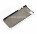 Карбоновый чехол-накладка на заднюю крышку iPhone 5 / 5S Ferrari Carbon Hard Case, цвет серебристый FECBSIHCP5WH