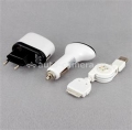 Комплект зарядное устройство "3 в 1" для iPhone 2G/3G/3GS, iPod