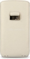 Кожаный чехол для HTC Desire C BeyzaCases Retro Super Slim Strap, цвет flo white (BZ23001)